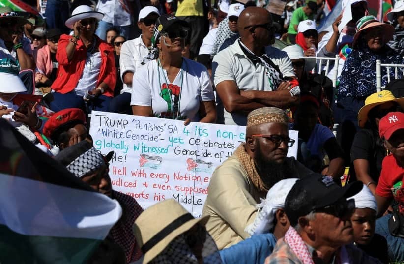 South African Protest Calls for Arrest of Local Jews