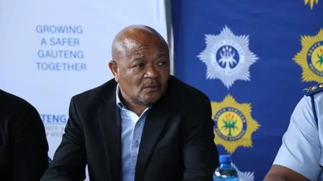 Minister of Police Senzo Mchunu.