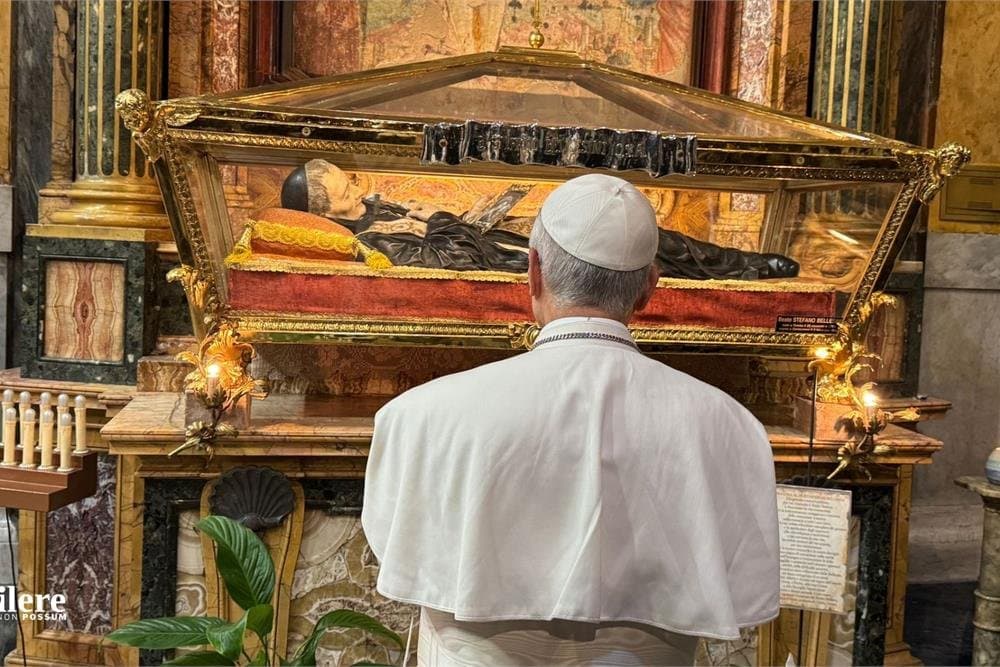 Pope Leo XIV makes first trip outside Vatican to Marian shrine