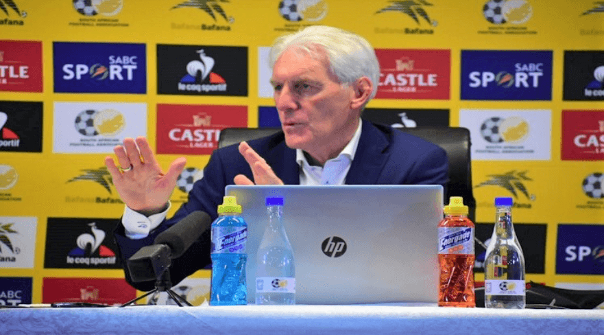 Bafana Bafana head coach, Hugo Broos.