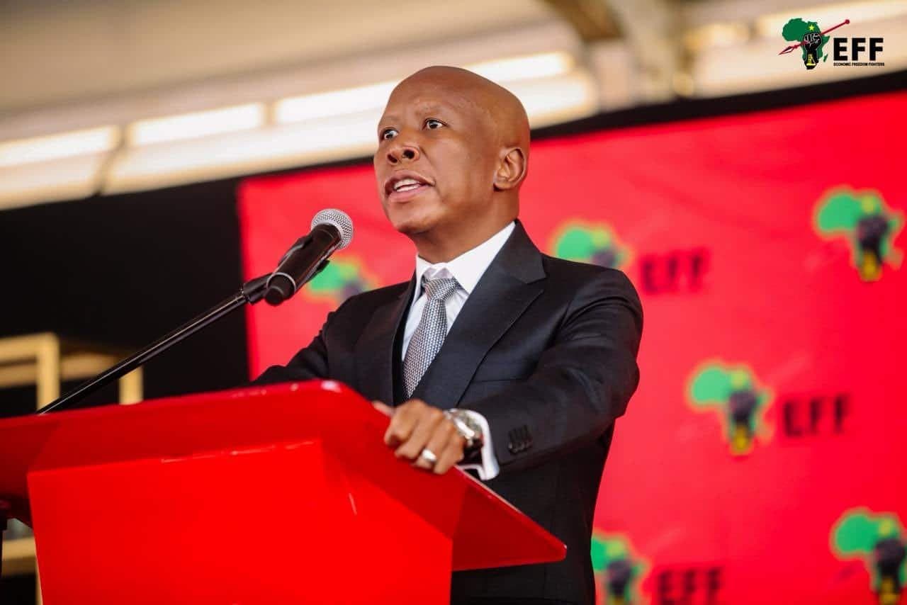 Economic Freedom Fighters leader Julius Malema