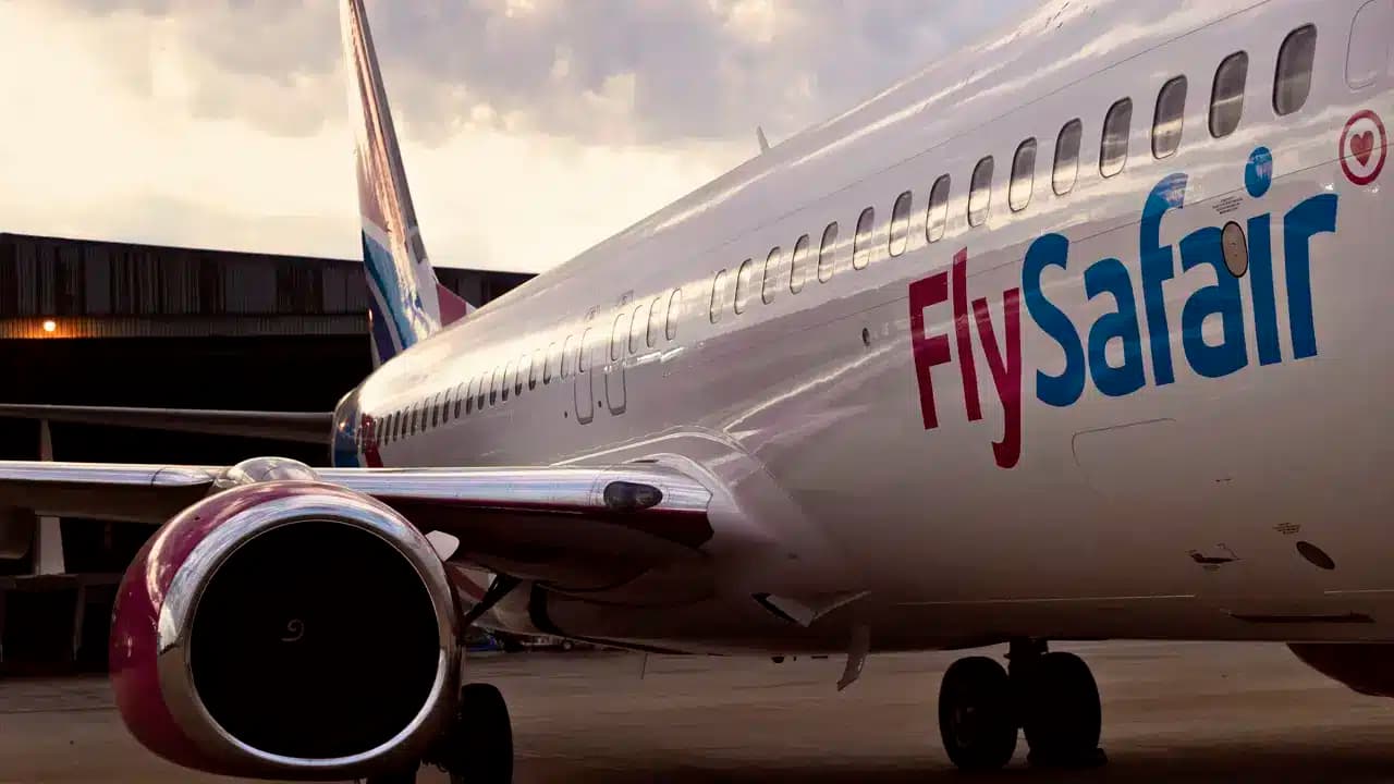 A FlySafair aircraft