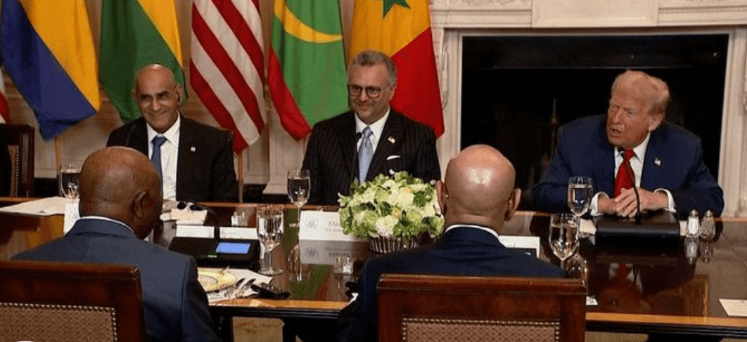 Trump praises Liberian president's English, the country's official language