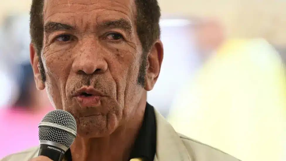 Botswana's former President Ian Khama