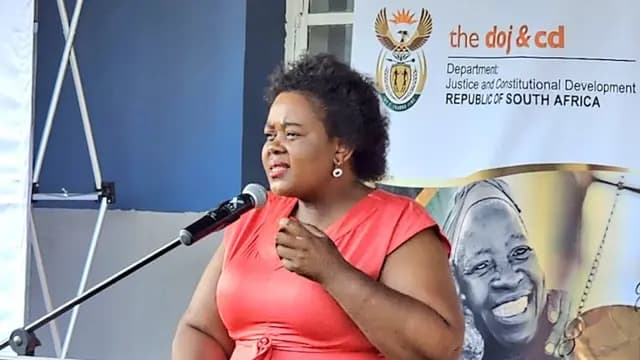 South Africa’s Justice Minister Mmamoloko Kubay