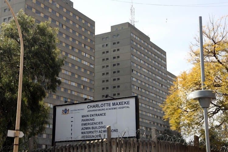 The Charlotte Maxeke Hospital in Johannesburg
