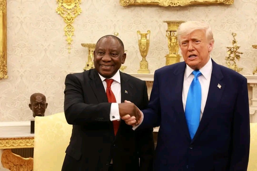 President Cyril Ramaphosa and US President Donald Trump