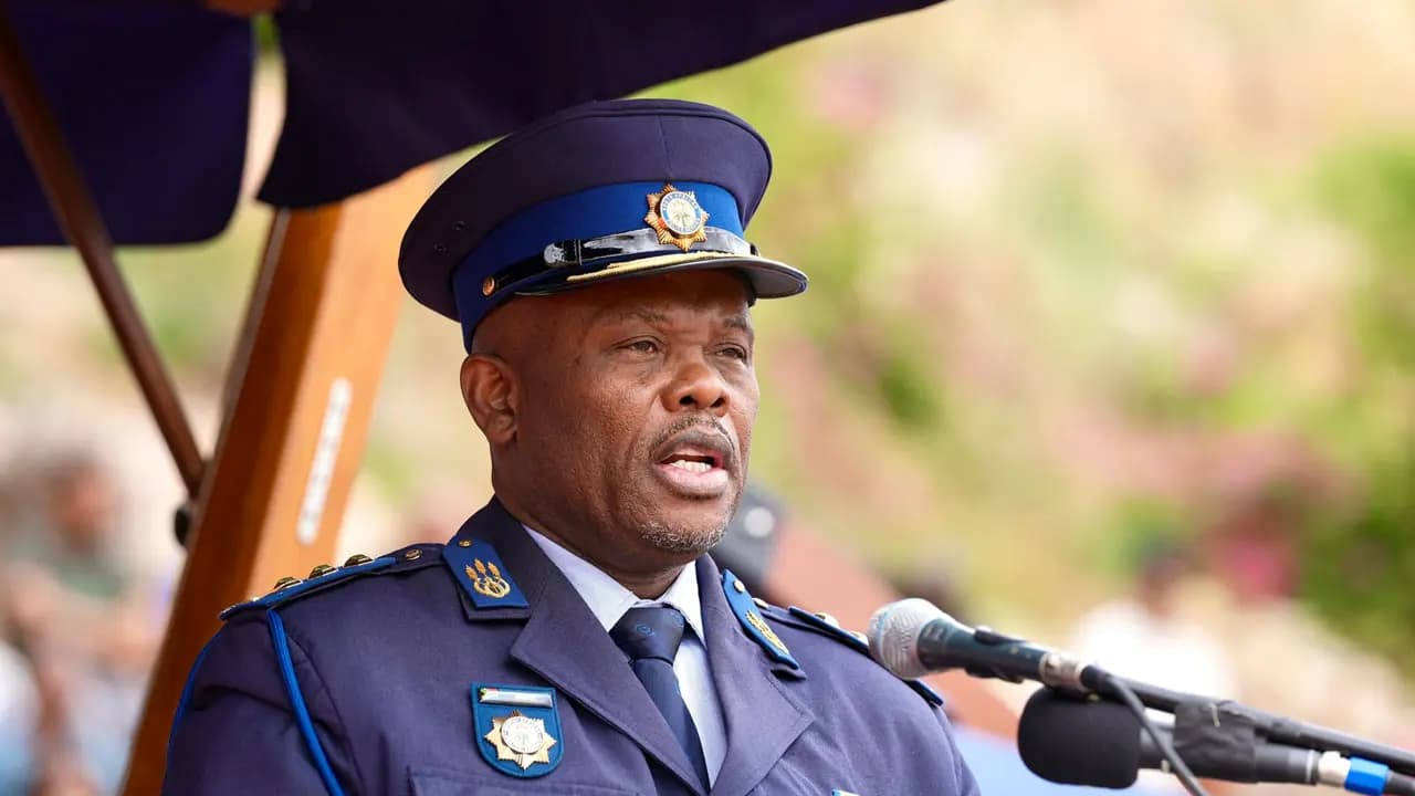 Deputy national police commissioner for crime detection Lieutenant General Shadrack Sibiya