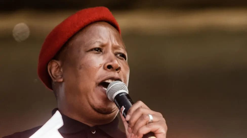 Economic Freedom Fighters leader Julius Malema