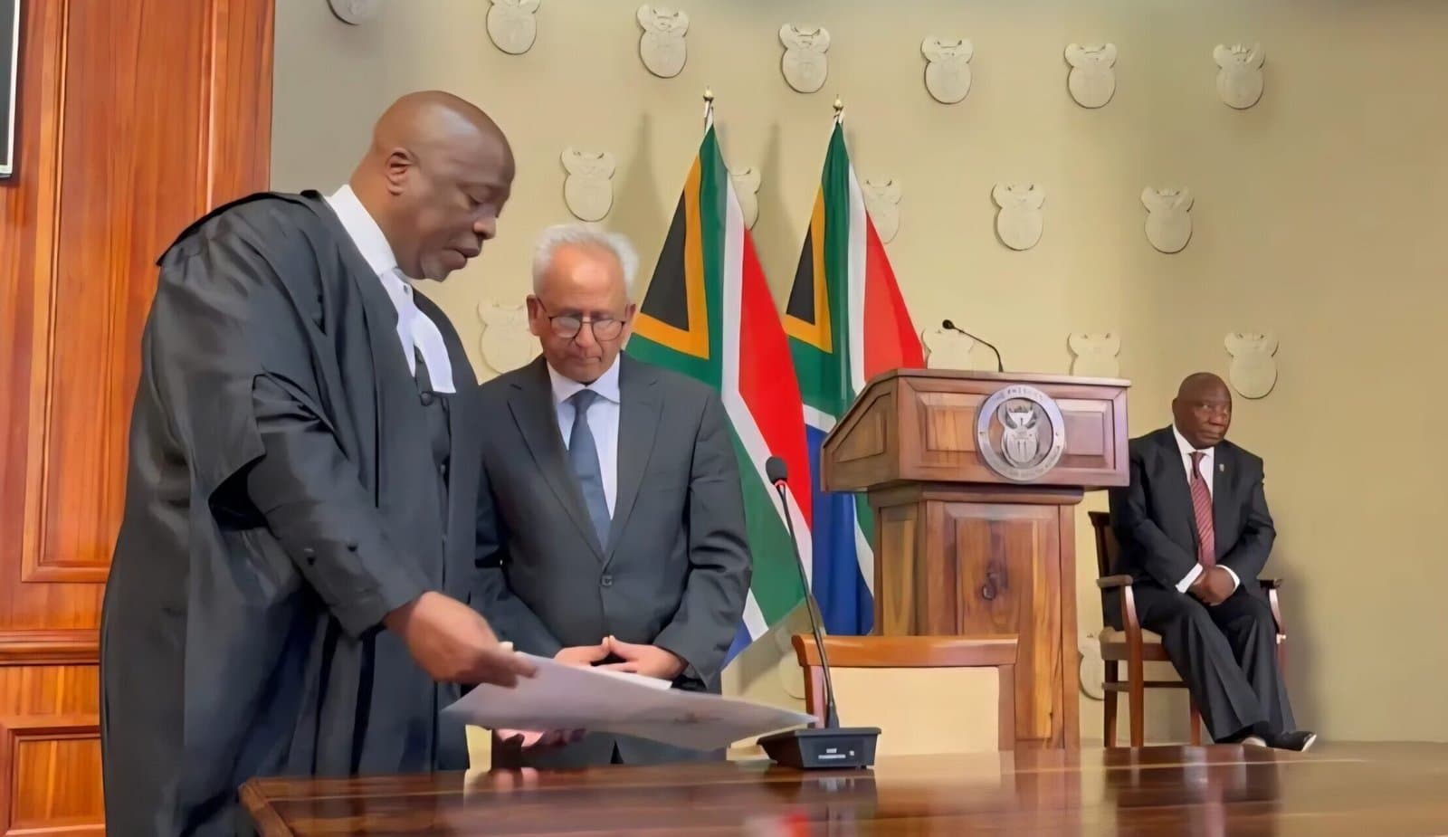 Acting Police Minister Firoz Cachalia Sworn In
