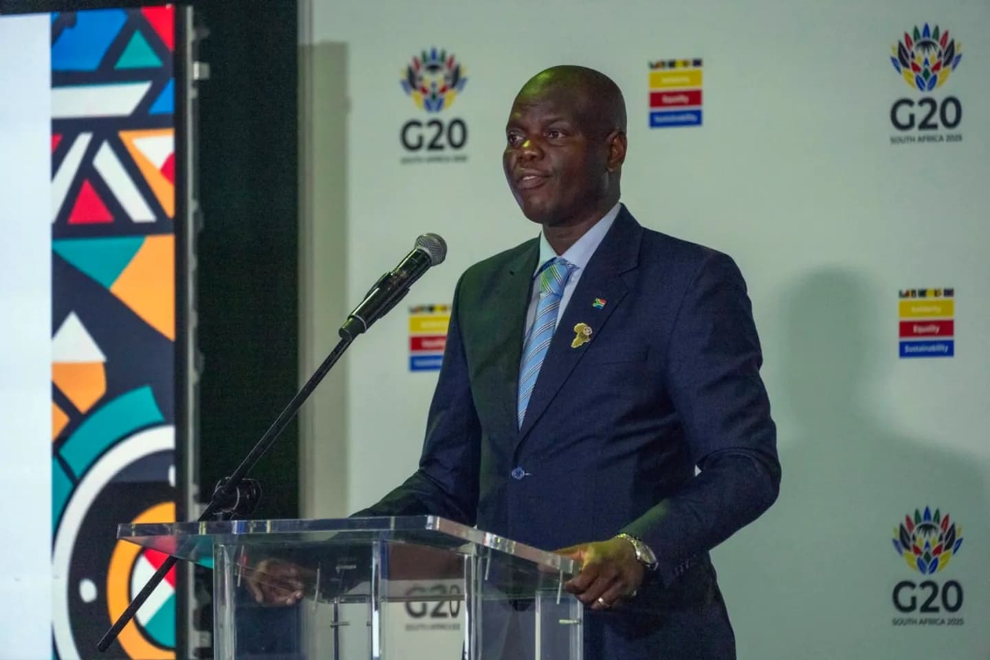 Foreign Minister Ronald Lamola