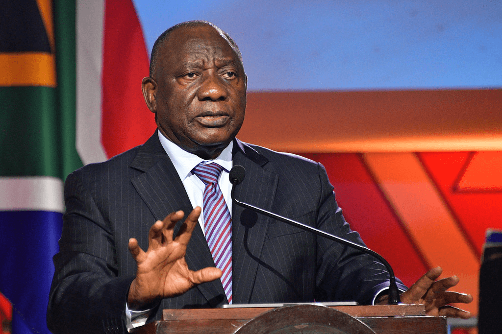 President Ramaphosa receives anti-corruption report at government offices