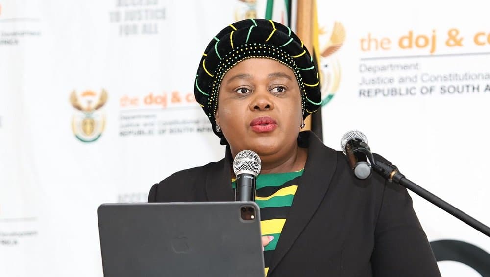 Minister of Justice and Constitutional Development, Mmamoloko Kubayi