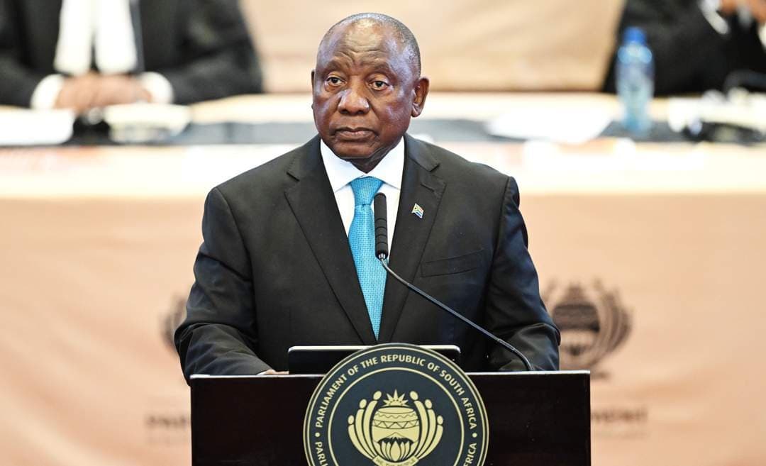 South African President Cyril Ramaphosa