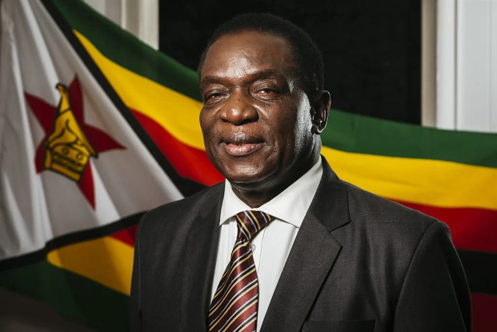 Zimbabwe President Emmerson Mnangagwa