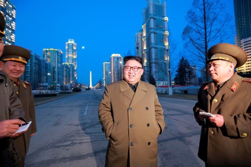 North Korean leader Kim Jong Un provides field guidance at the construction site of Ryomyong Street | Report Focus News