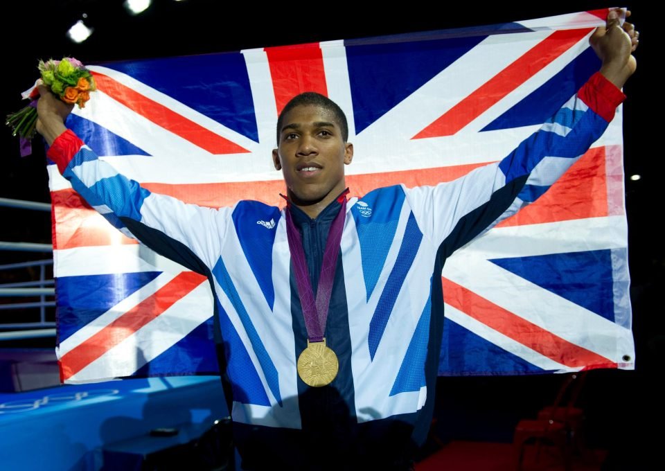 AJ won gold for Britain in 2012