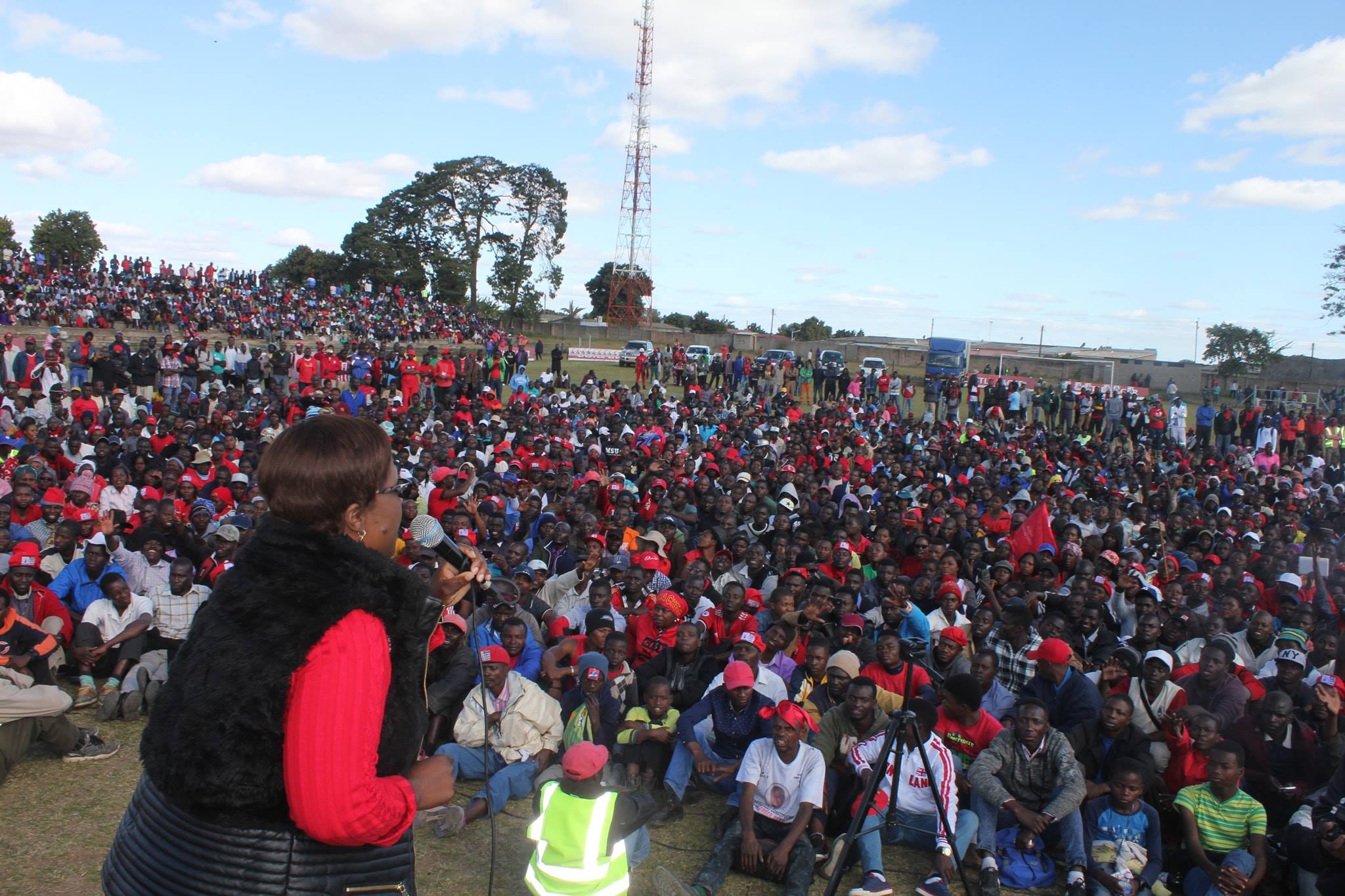 MDC Alliance Supporters at  Rusape Vengere rally