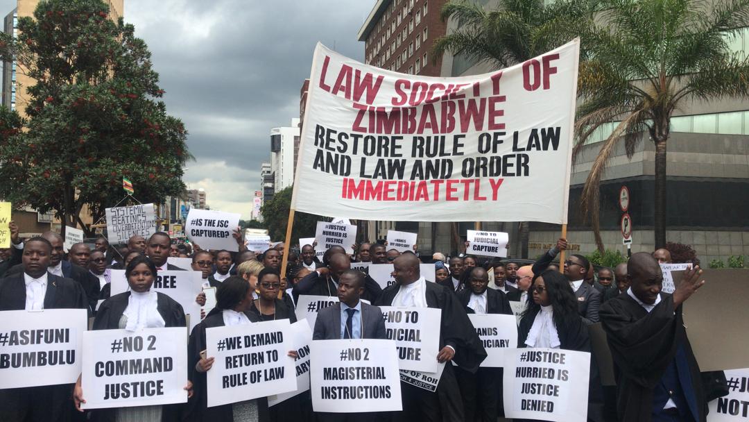 Pictures Zimbabwe Lawyers March In Protest Against The State Of Rule