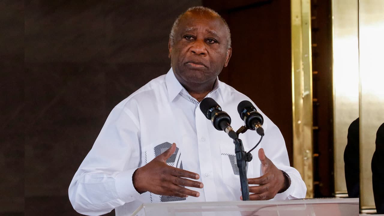 Former Ivory Coast president Laurent Gbagbo