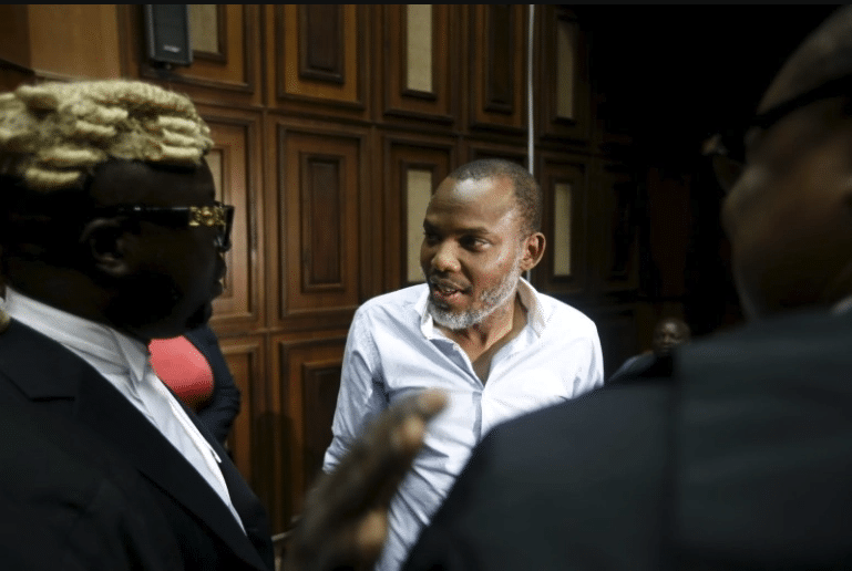 Report Focus News Nnamdi Kanu at the federal high court in Abuja on January 20 2016 | Report Focus News