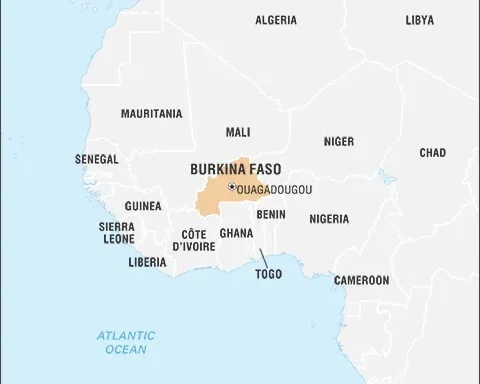 World Data Locator Map Burkina Faso