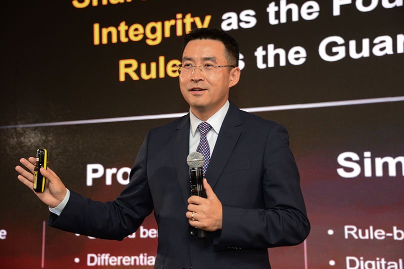 Xia Hesheng president of Huawei Digital Power Sub Saharan Africa Region addresses delegates at the Huawei FusionSolar Forum Partner Summit 2024 held in Johannesburg South Africa | Report Focus News