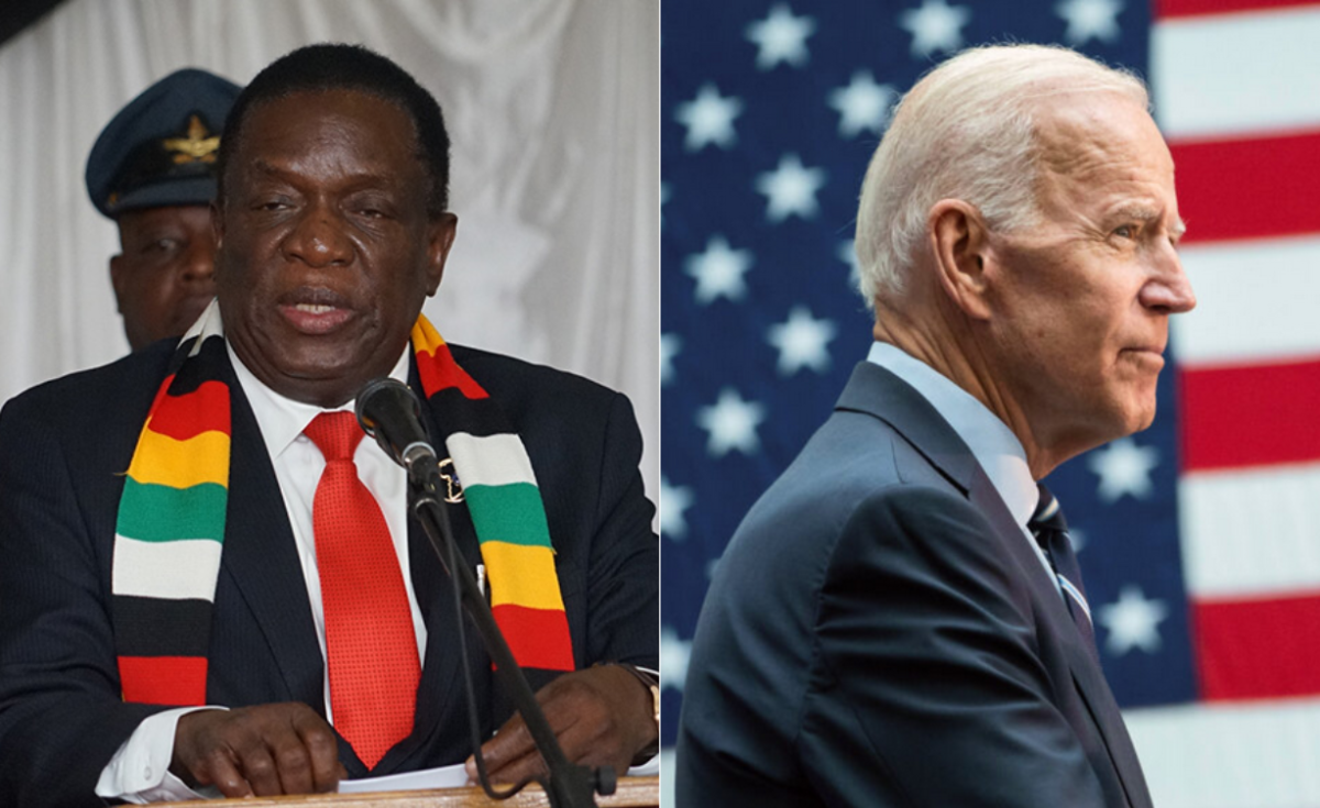 President Mnangagwa and Joe Biden | Report Focus News