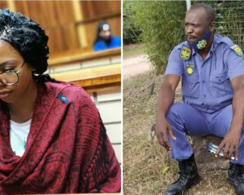 Zanele Mkhonto aged 30 has been sentenced to 20 years direct imprisonment for the brutal murder of her boyfriend a police officer Sergeant Mandlenkosi Happy Thwala 47 Picture NPA SAPS | Report Focus News