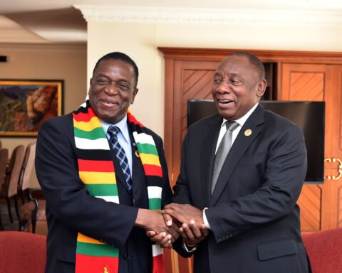 President Mnangawa and Ramaphosa