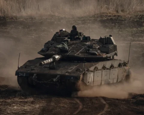 IDF tank in Lebanon Report Focus News