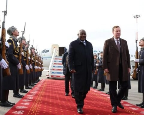 President Cyril Ramaphosa has officially arrived in Kazan Russia for the 16th BRICS Summit taking place this week Picture The Presidency