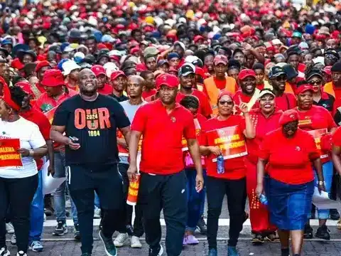 EFF members march | Report Focus News