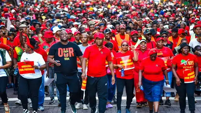 EFF members march | Report Focus News