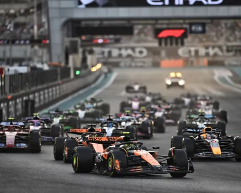 Start of the 2024 Abu Dhabi Grand Prix