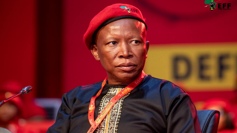 EFF leader Julius Malema